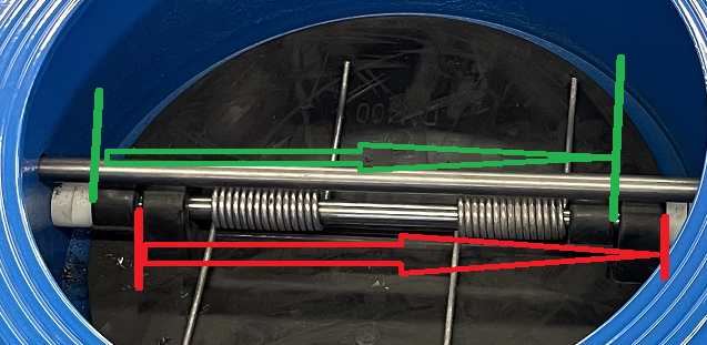 HH48/49X微阻緩閉蝶式止回閥測(cè)量