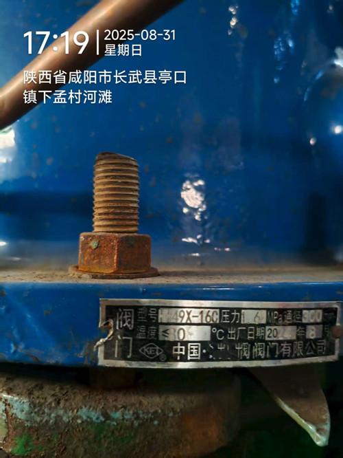 HH48/49X微阻緩閉蝶式止回閥局部現(xiàn)場(chǎng)照